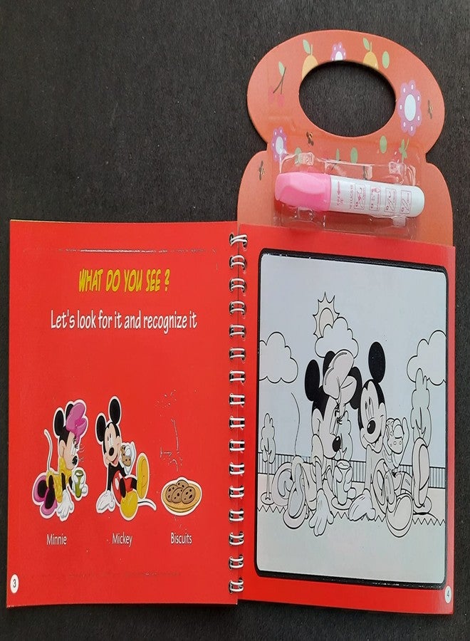 MSGH Reusable Magic Water Painting Book Magic Doodle Pen Kids Coloring Doodle Drawing Board Games Child Educational Toy/Magic Book Water Painting Book for Kids Pack of 1 Pcs (Princess) - Image 3